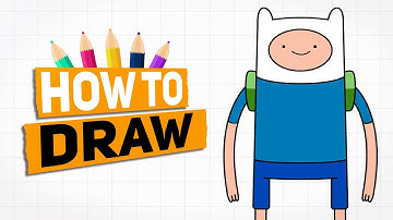 HOW TO DRAW FINN STEP BY STEP! (EASY AND QUICK)