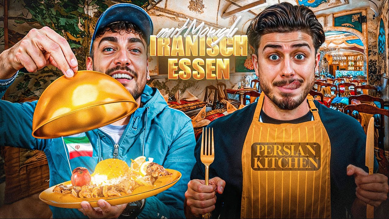 Das ERSTE mal IRANISCHE Küche TESTEN mit MOWGLI.. 🇮🇷