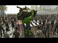 Girls Hulk vs Zombie Army 💚🧟 | Indian Bike Driving 3D Crazy Battle Gameplay