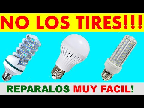 Video: ¿Cómo se desechan las bombillas LED?