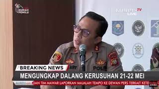 BREAKING NEWS - Ungkap Dalang Kerusuhan 21 - 22 Mei - Live Delay Kompas TV