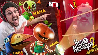 TRAPPING HELLO NEIGHBOR 2! Greedy Little Brats Want all my Candy! (FGTeeV: The End of Alpha 1.5)