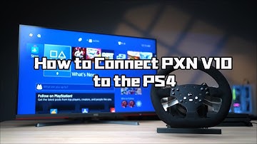 How to Connect PXN V10 Racing Wheel to PS4 Tutorial. #pxn #pxnv10 #ps4 #simulator