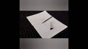 3D illusion triangle drawing.... #shorts #shortsvideo #3dillusionart  #3dart #3dartworks #3dillusion