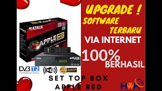 CARA UPGRADE SOFTWARE TERBARU STB APPLE RED 100% ANTI GAGAL VIA INTERNET. FITUR LEBIH KOMPLIT !!! screenshot 1