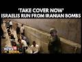 Israel Iran War Israelis Rush To Shelters As Iranian Missiles Strike Tel Aviv Chaos Erupts 4K