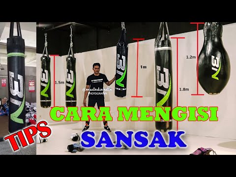 Cara Mengisi sansak Tinju yang benar | Tutorial memadatkan samsak #heavybag #Boxing