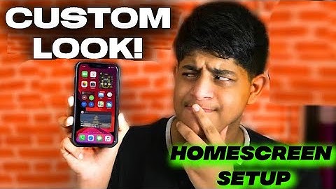 IOS 14 HOME SCREEN SETUP/CUSTOMIZED HOME SCREEN WITH WIDGETS!