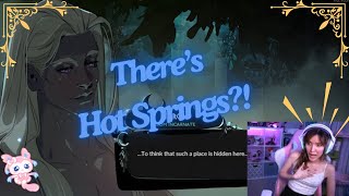 Hades 2 hot spring scene with Moros?!