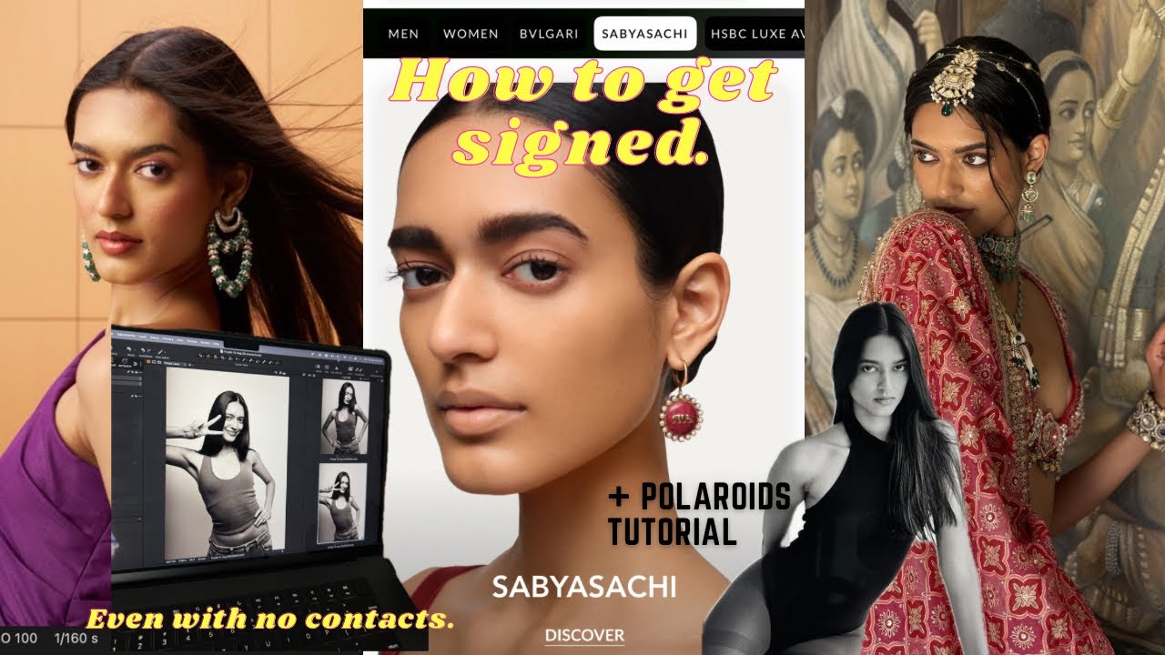 How to Get Signed with a Modeling Agency in India + Polaroids Tutorial 💼
