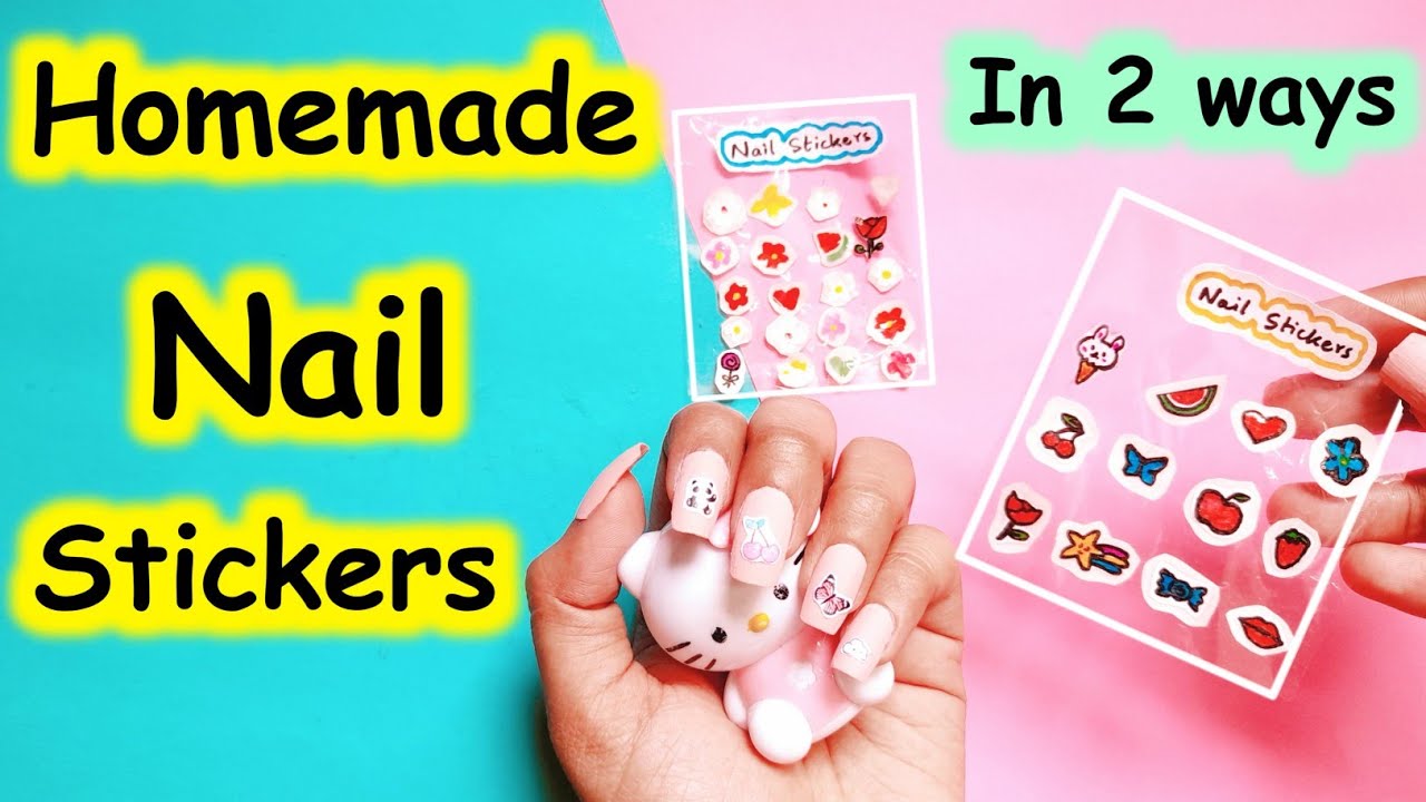 Toxic-Free Sticker Nail Art - wide 7