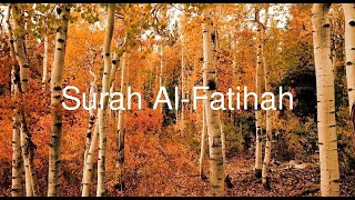 Surah Al-Fatihah, Rumi, terjemahan bahasa Melayu.