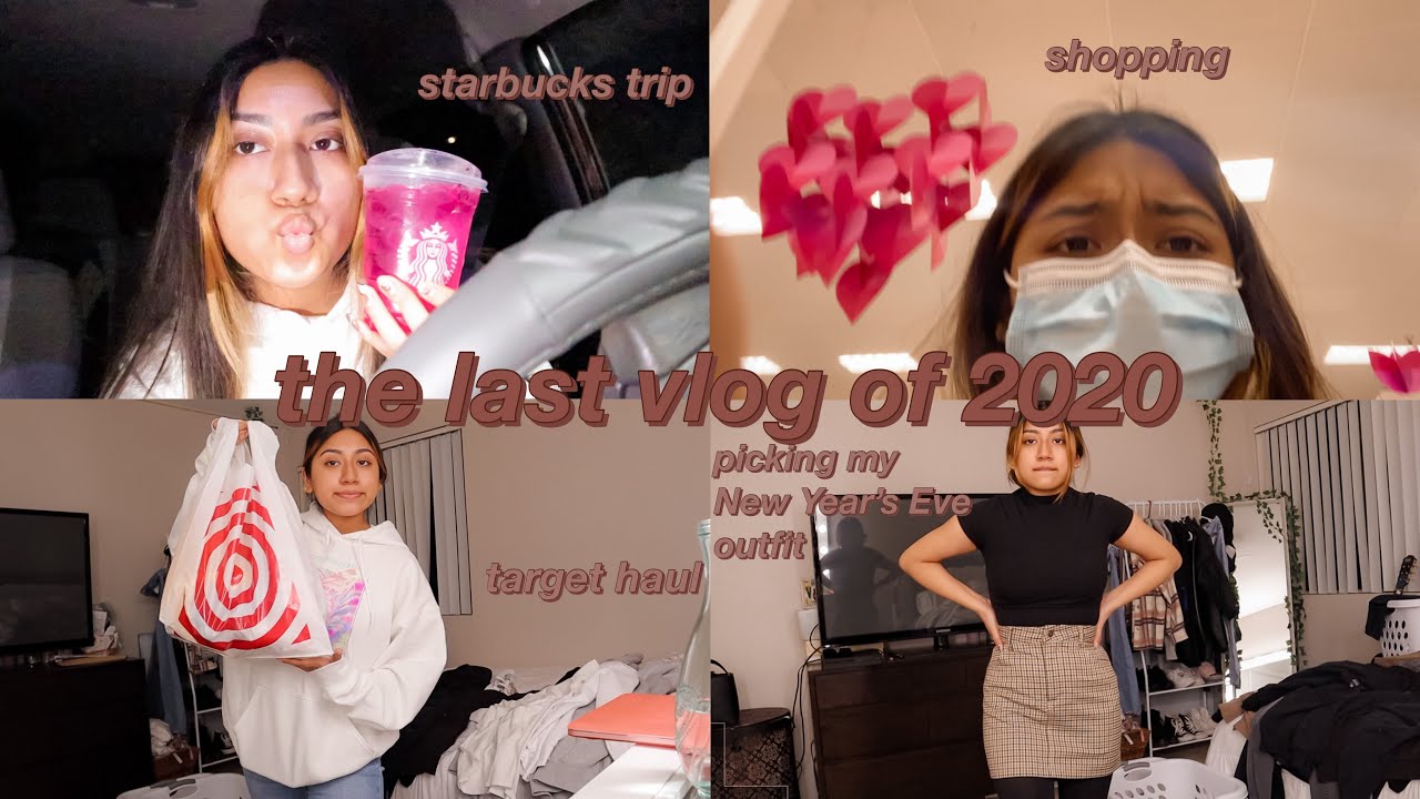 last video of 2020... | shopping, target haul, picking new year’s outfit, starbucks trips