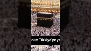 Kabede Türkiye için dualar okunuyor🤲🤲 #kabe #dua #deprem