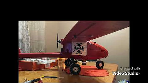 AeroScout Turned Red Baron.With led lights meant f...