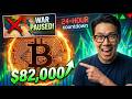 Bitcoin Hits $82K as Trump Pauses War | Markets Brace for 24H Shock