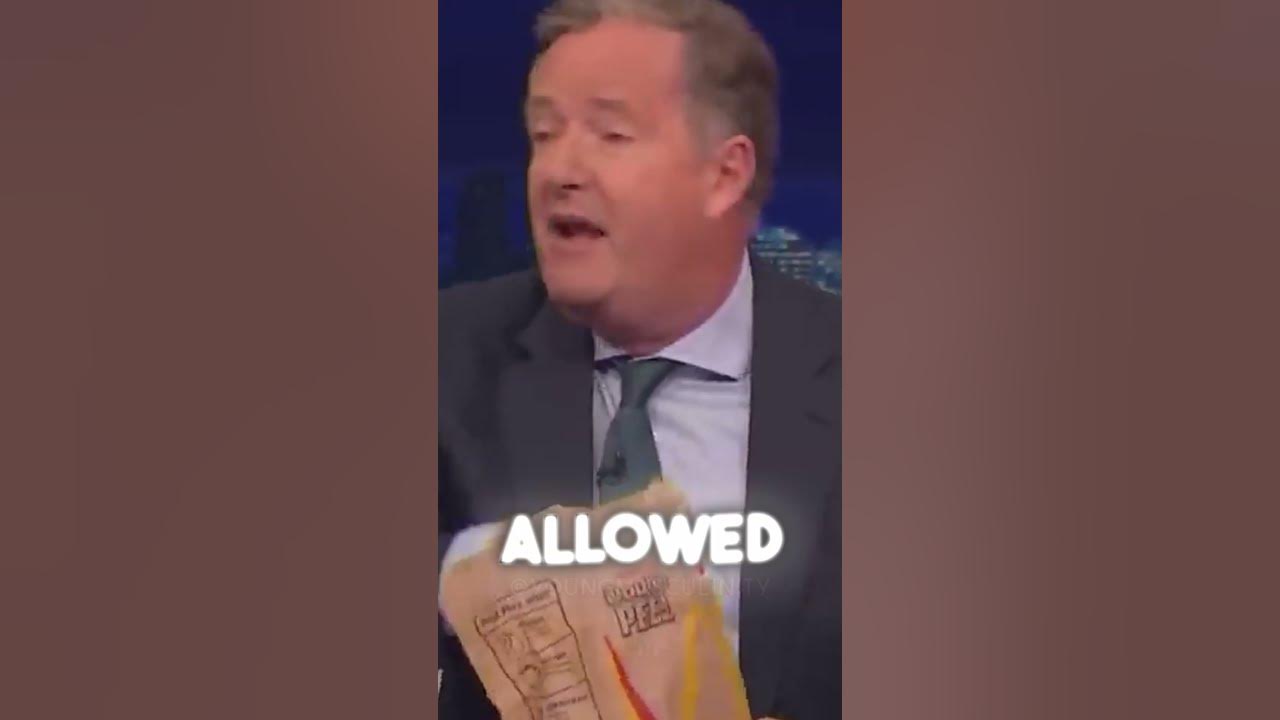 VEGAN DESTROYED BY PIERS🍃 YouTube