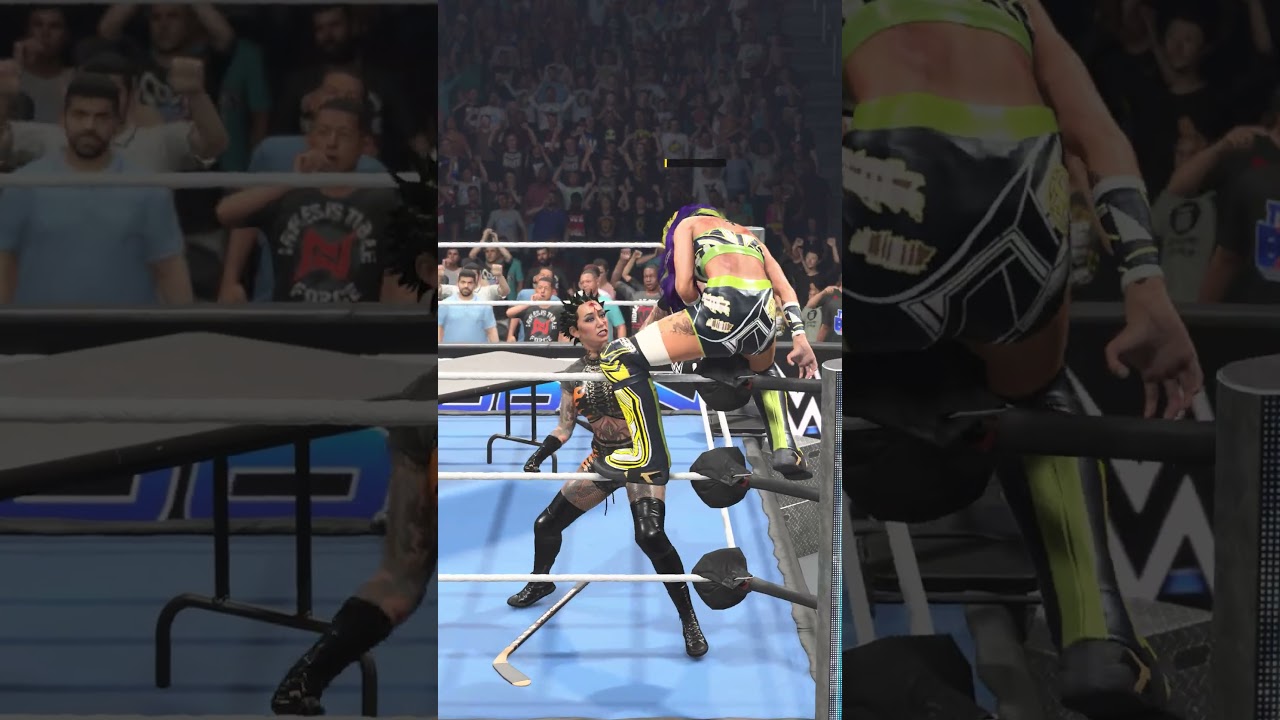 WWE 2K25 - Фирменные приемы Шотци против Теган Нокс 