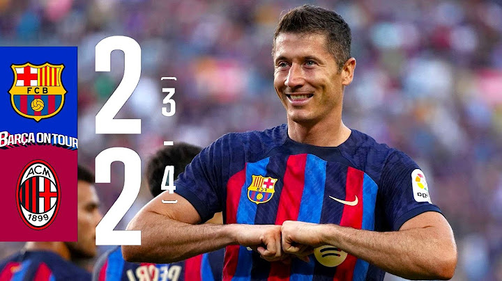 HIGHLIGHTS | FC BARCELONA 2 (3-4) 2 AC MILAN | USA TOUR 2024