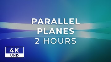 PARALLEL PLANES 🔗 2 HOURS 🕑 [ Animated 2D Background 4K - Relaxing Music 🎵 ] 🌈
