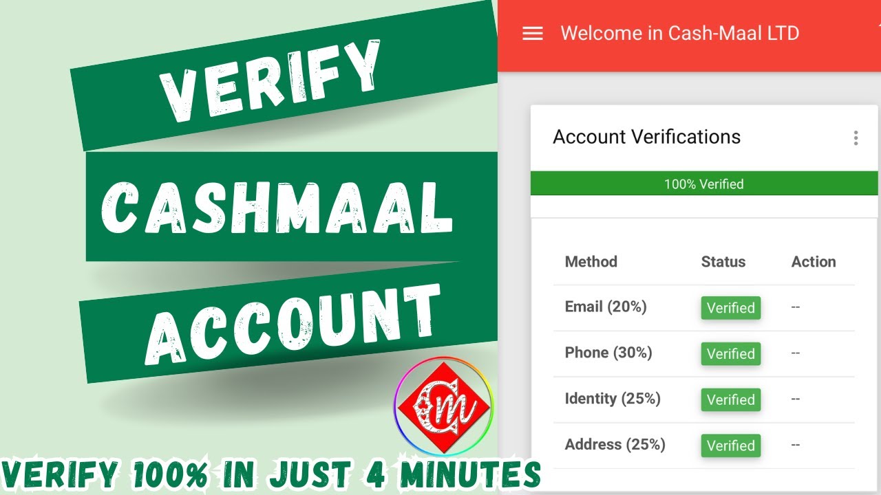 How to Verify CashMall Account || CashMall Account verification