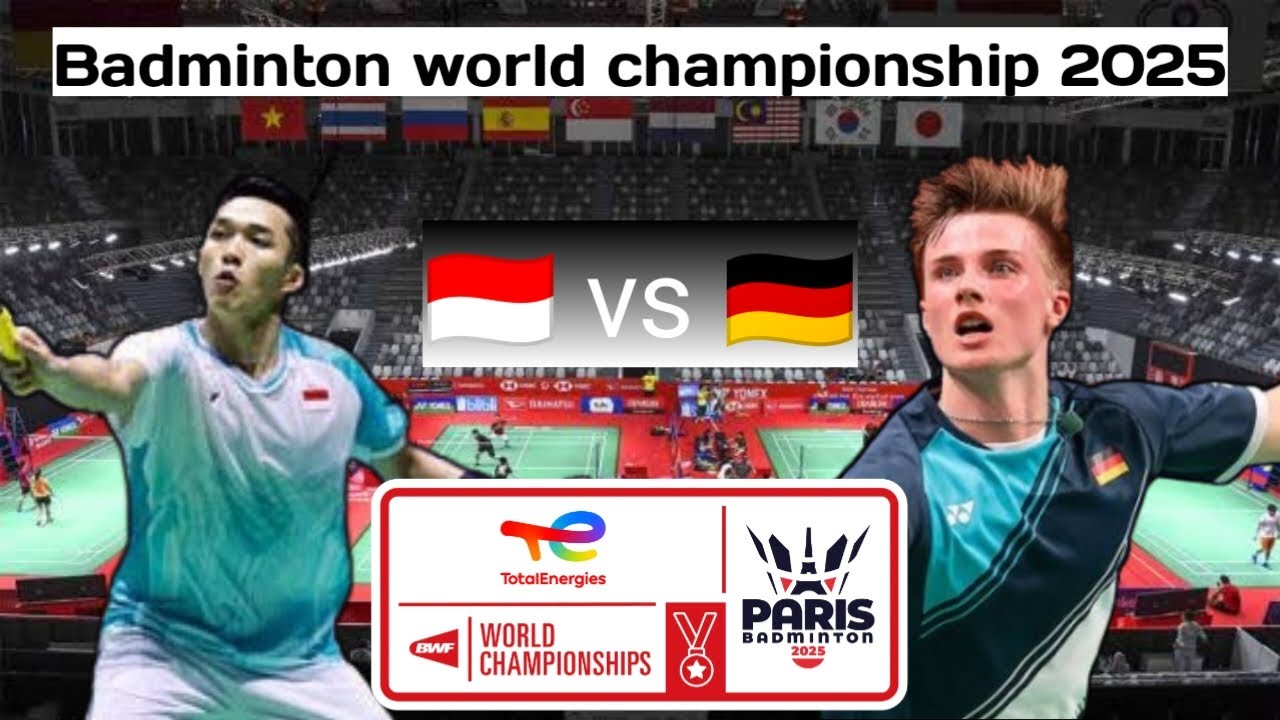 Jonathan Christie (INA) vs Mathiaz Kicklitz (GER) | Round of 64 World Championship Badminton 2025.