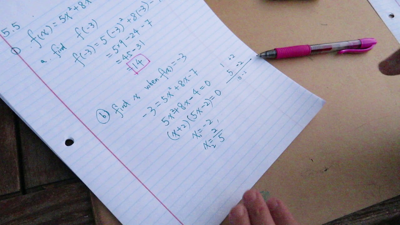 High school math - Functions - YouTube