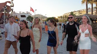 🇹🇷 Marmaris Walking Tour August 2023 | Most Beautiful Places in Turkey [4K UHD]