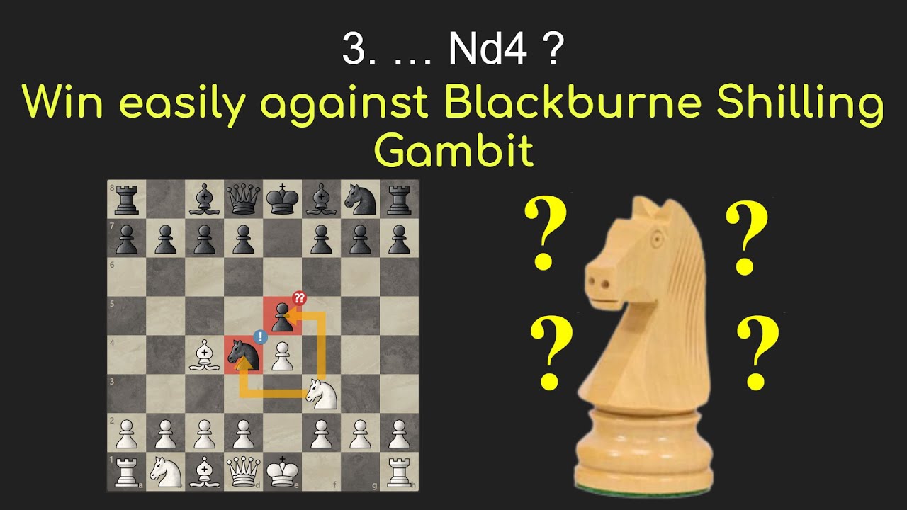 Easy Chess Trap For Beginners - The Blackburne-Shilling Gambit