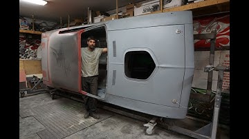 How to mount a muscle car on a rotisserie, 1971 Barracuda Episode 13 as goes back on the rotisserie!