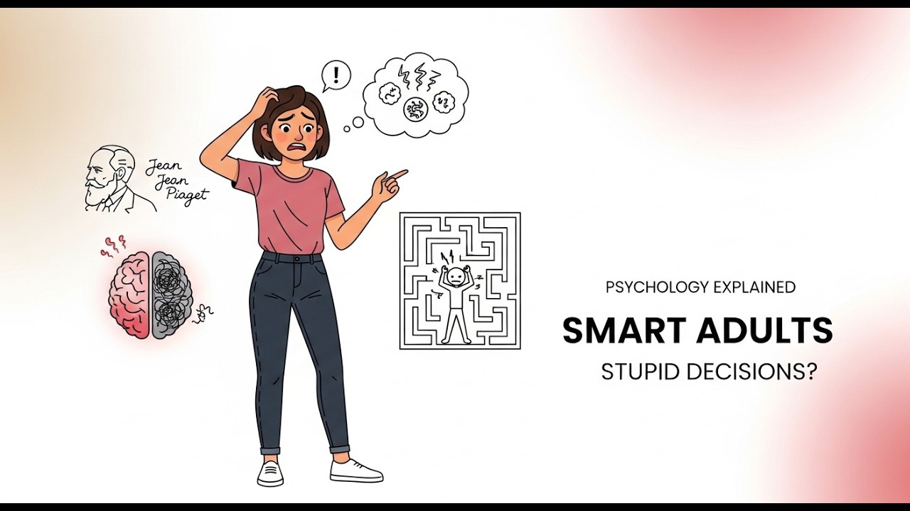 Почему умные взрослые принимают глупые решения | Объяснение когнитивного развития по Жану Пиаже