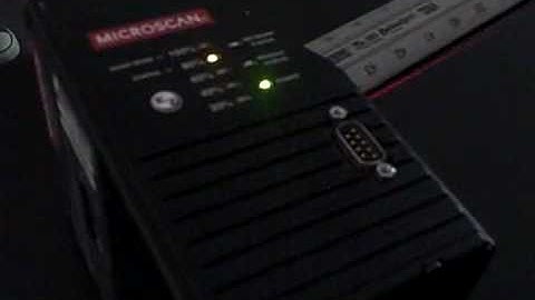 Long Range Reading: Microscan MS-890 Reading 20 Mil Barcode at 7 feet