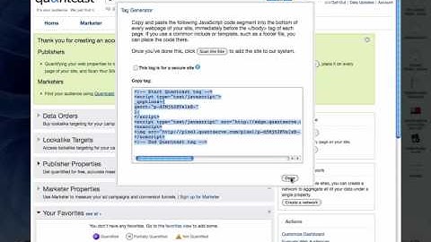 Quantcast & Demographic Data