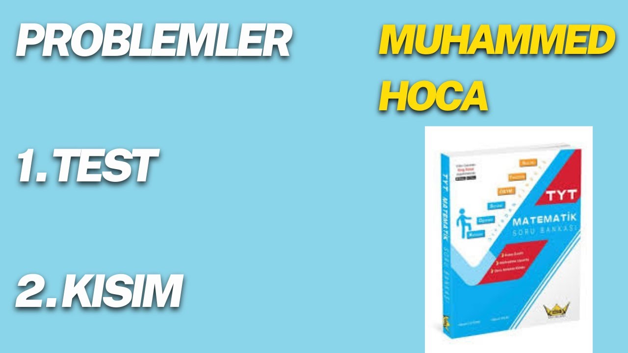 SAYI PROBLEMLERİ 1. TEST - 2. KISIM - KİNG YAY.