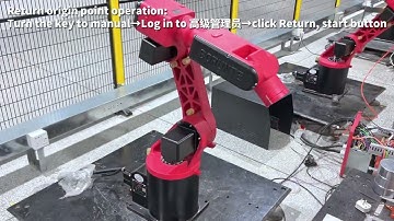 Wiring and switch operation of robot body