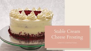 How To Make A STABLE CREAM CHEESE FROSTING #creamcheesefrosting #recipes