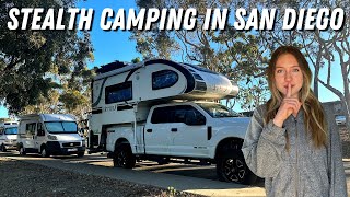 Stealth Camping in San Diego | Truck Camper Living