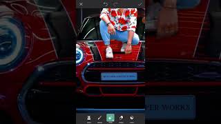 car photo editing || new style photo editing || HJ pictures #car #newstyle #picsart #snapseededit screenshot 3