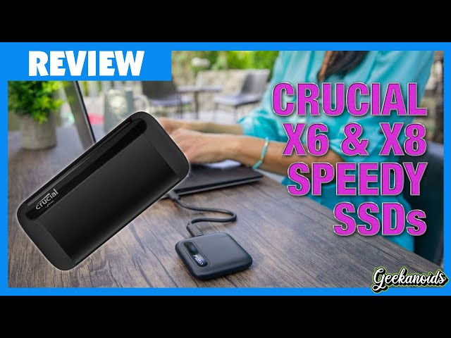 Crucial X6 500GB Portable SSD | CT500X6SSD9 