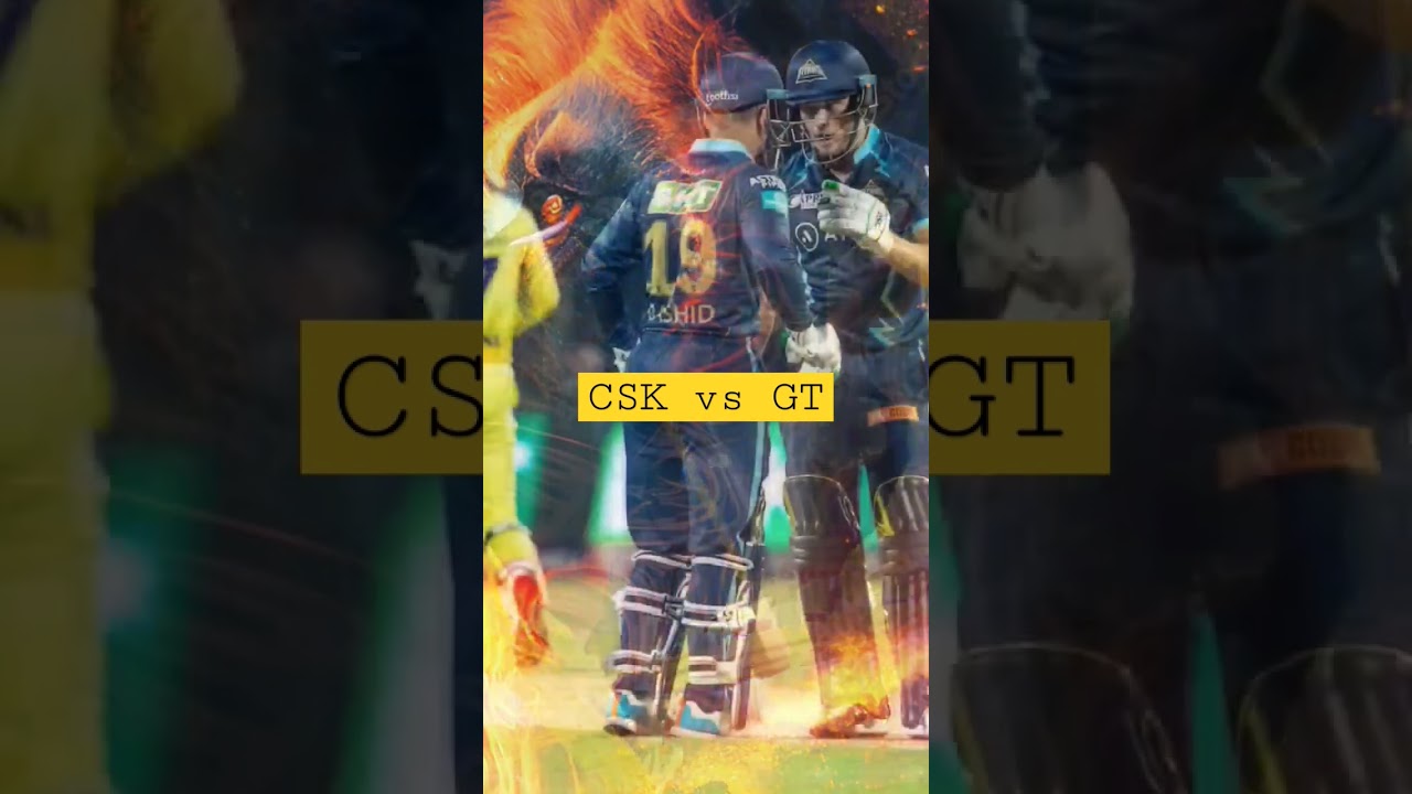 CSK vs GT  . Qualifier 1 in Ma Chidamram Stadium on 23 May 2023