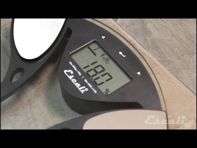 Digital Glass Bathroom Scale Clear - Escali