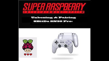 8BitDo SN30 Pro+ Unboxing and Bluetooth Pairing for the Raspberry Pi 4B