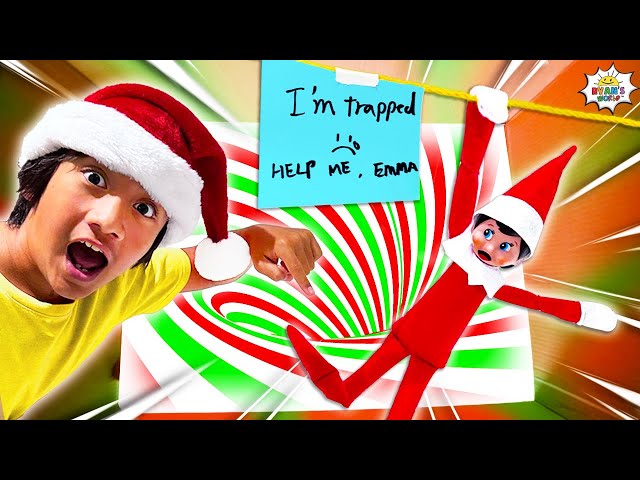 Ryan Caught Elf on The Shelf and more fun kids video! class=