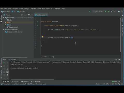 JAVA beginner Arrays - YouTube