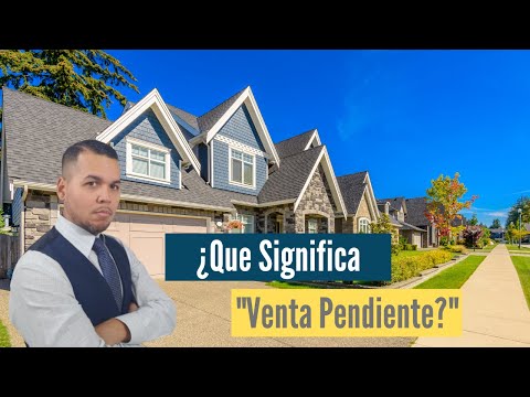 Video: ¿Qué significa pendiente en re altor.com?