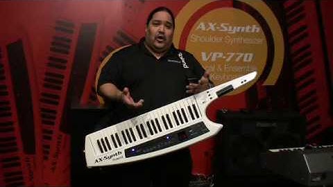 AX-Synth Shoulder Synthesizer at NAMM 09