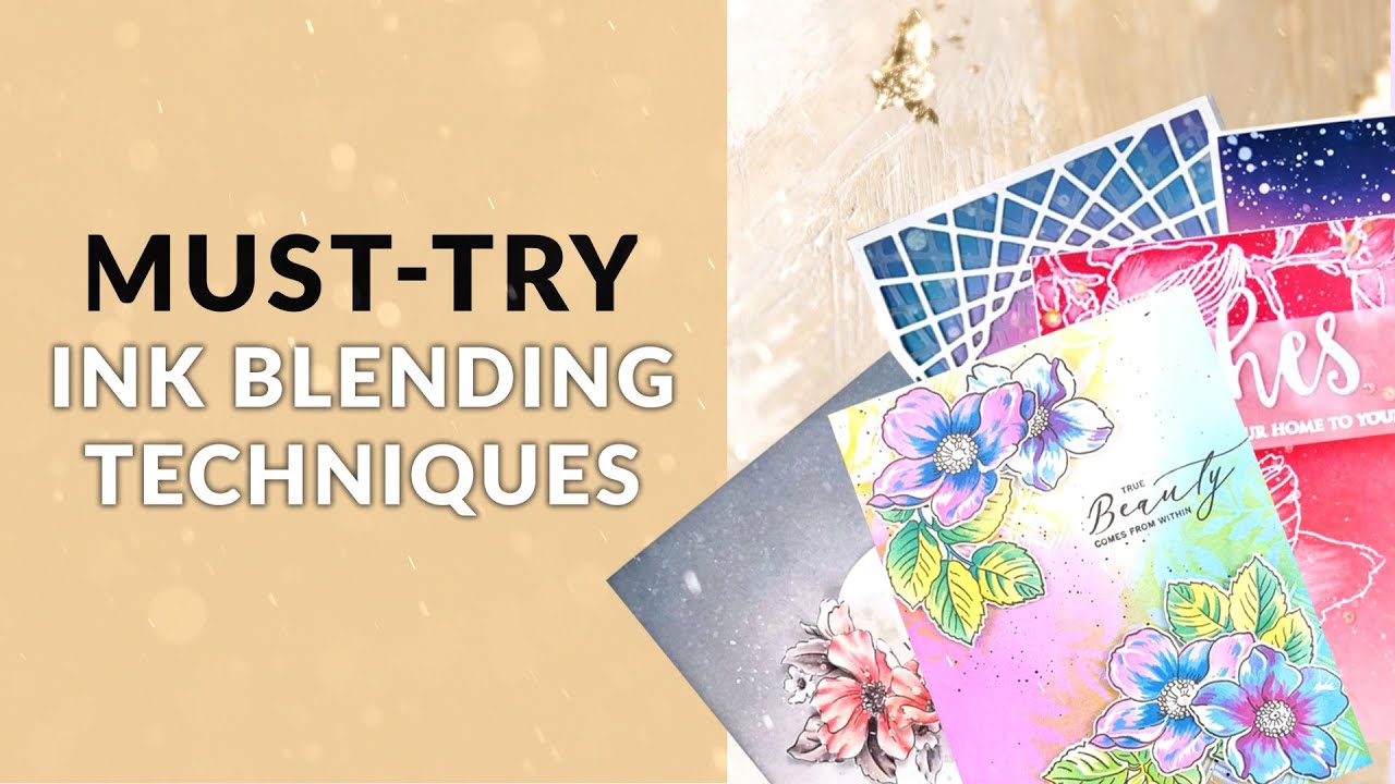 5 Ways the Altenew Design Team Does Ink Blending - YouTube