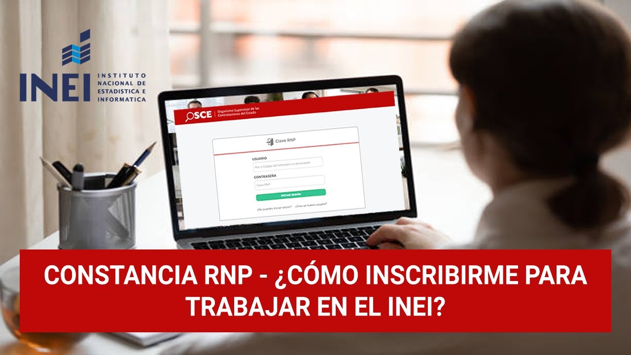 Consulta Rnp Constancia RNP - ¿Cómo inscribirse para trabajar en el INEI? - YouTube