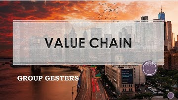 Group GESTERS Value Chain Presentation Video (International Business subject)