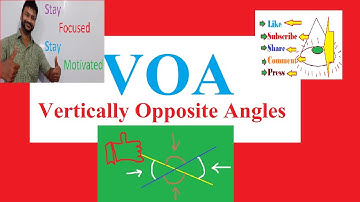 VOA: Vertically Opposite Angles :: #Subjects_Guru, Vertically_Opposite_Angles